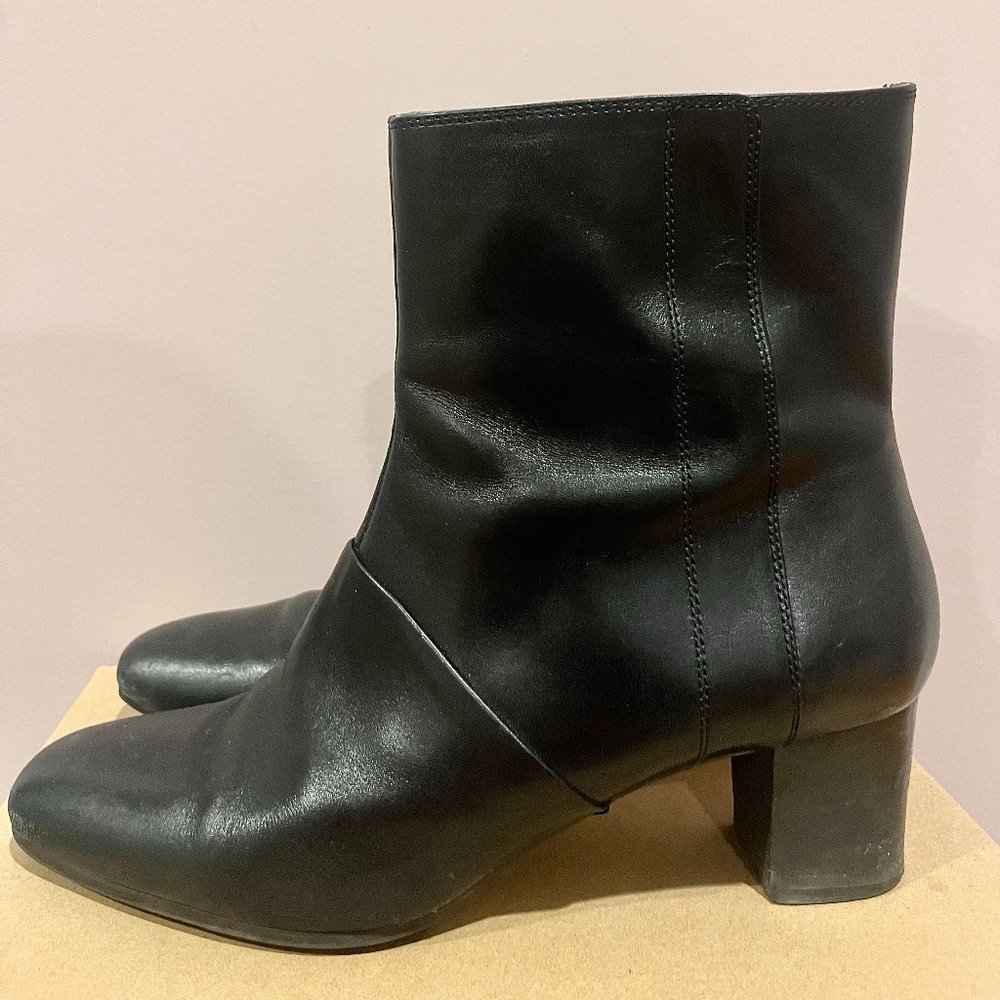 Nine West Black Heeled Booties